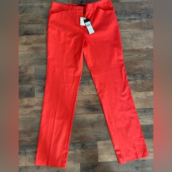 BCBG MAXAZRIA Pants. Dress slacks in Tangerine. NWT. Size 8 - Picture 2 of 7